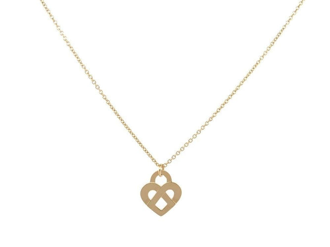 Collier collier POIRAY coeur entrelace mm or jaune 18k 58 Facettes 257104