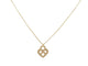 Collier collier POIRAY coeur entrelace mm or jaune 18k 58 Facettes 257104
