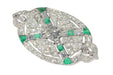 Broche Broche diamant et émeraude 58 Facettes 22304-0133