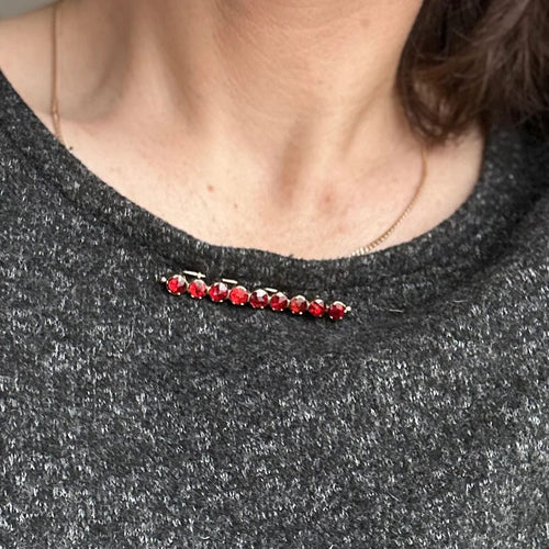 Broche Broche Or jaune Grenats 58 Facettes REF2374-96