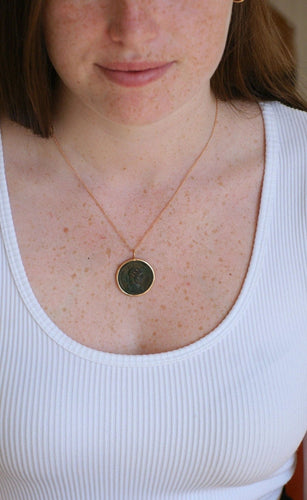 Collier Collier pendentif pièce romaine Constantin 58 Facettes