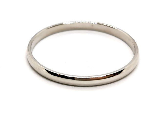 Bague 65 Bague Alliance Or blanc 58 Facettes 1178335CD