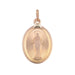Pendentif Médaille ancienne or rose Vierge Miraculeuse 58 Facettes 07-130A