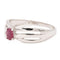 Bague 60 Bague Solitaire Or blanc Rubis 58 Facettes 2593518CD