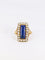 Bague Bague Lapis-lazuli Perles fines 58 Facettes 837