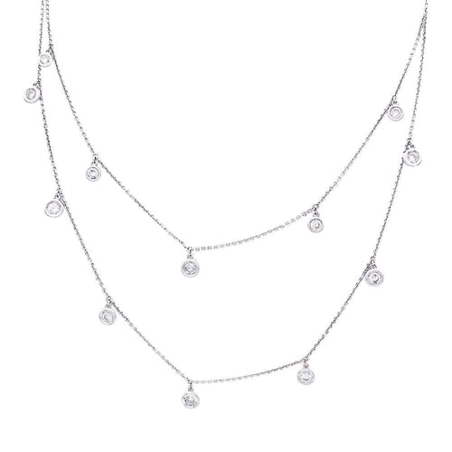 Collier Collier Messika or blanc, diamants. 58 Facettes 33065