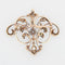 Broche Broche ancienne fleur de lys diamants 58 Facettes 11-108