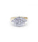 Bague 48 / Jaune et blanc / Or 750 Bague Or Et Diamants 58 Facettes 200055R