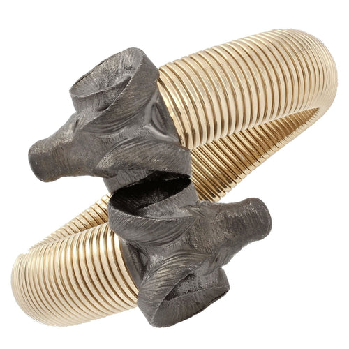 Bracelet Bracelet tubogas et bélier vermeil 58 Facettes N23BR1298