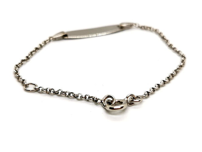 Bracelet Bracelet Gourmette Or blanc 58 Facettes 1152878CD