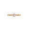 Bague Solitaire en or jaune et diamant serti clos 58 Facettes