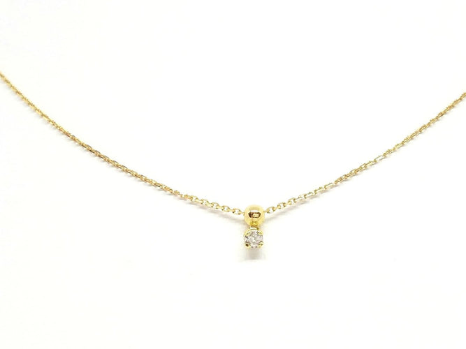 Collier Collier Chaîne + pendentif Or jaune Diamant 58 Facettes 579127RV