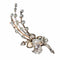 Broche Broche ancienne diamants branche fleurie 58 Facettes 22-010