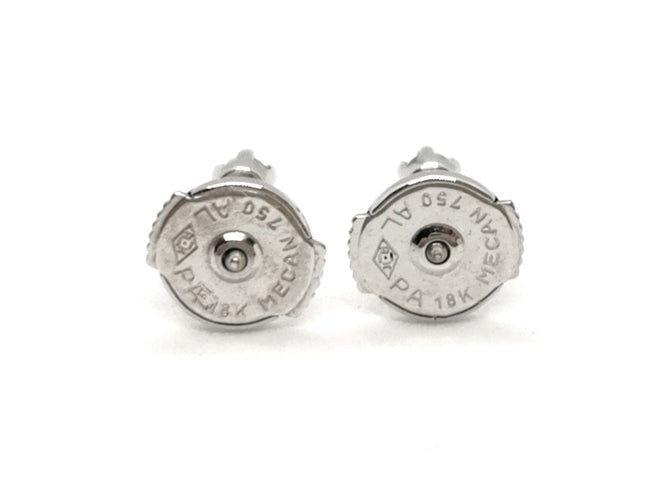 Boucles d'oreilles Boucles d'oreilles Puces Or blanc Diamant 58 Facettes 1597504CD