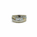 Bague 61 Bague jonc parenthèses 2 ors et diamants 58 Facettes REF23106-128