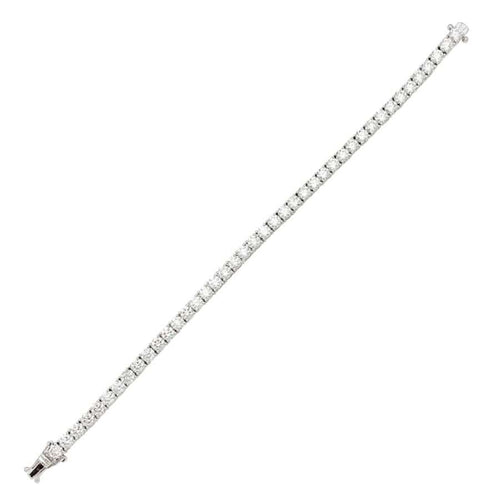 Bracelet Bracelet ligne en or blanc et diamants. 58 Facettes 31800