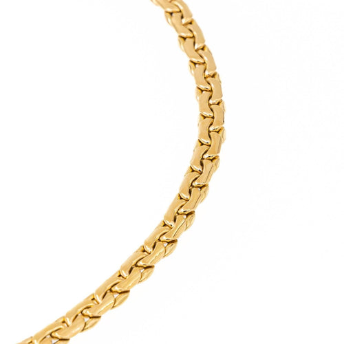 Collier Collier Maille haricot Or jaune 58 Facettes 2277589CN