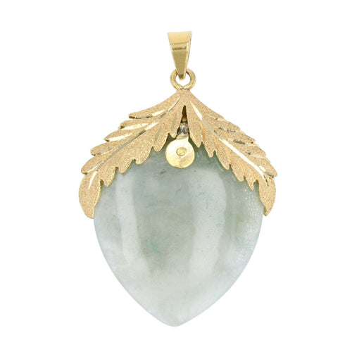 Pendentif Pendentif jade et or gland 58 Facettes 22-102