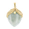 Pendentif Pendentif jade et or gland 58 Facettes 22-102