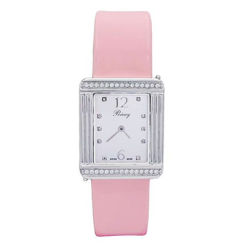 Montre Montre Poiray, "Ma Première", acier, diamants. 58 Facettes 32679