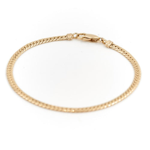 Bracelet Bracelet Maille anglaise Or jaune 58 Facettes 1888318CN