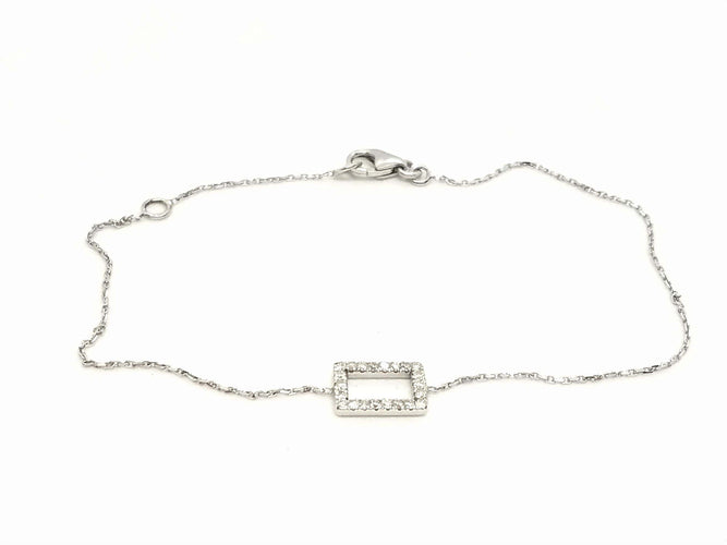 Bracelet Bracelet Or blanc Diamant 58 Facettes 579196RV