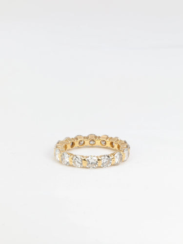 Bague Alliance américaine 16 diamants 58 Facettes 609