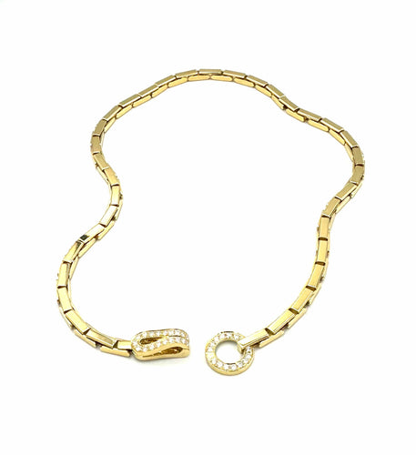 Collier CARTIER. Collier Agrafe diamants 58 Facettes