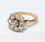 Bague 51.5 Bague marguerite diamants or jaune 58 Facettes 1-893/1