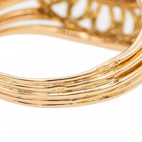 Bague 56 Bague Cocktail Or rose Diamant 58 Facettes 1850927CN