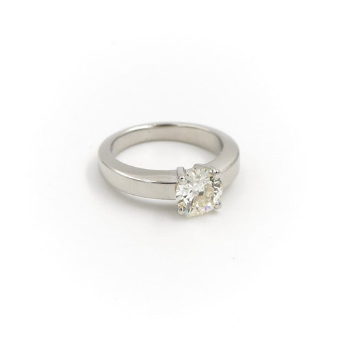 Bague 49 Bague Solitaire Platine Diamant 58 Facettes 1641757CN