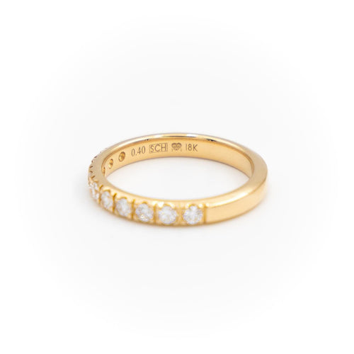 Bague 54 Bague Alliance Or jaune Diamant 58 Facettes 1987599CN