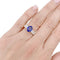 Bague 51 Bague Van Cleef & Arpels saphir et diamants baguette. 58 Facettes 33085