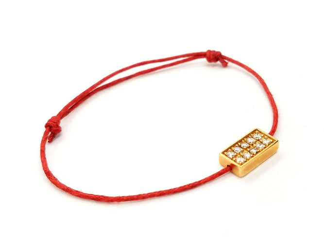 Bracelet Bracelet Cordon Or rose Diamant 58 Facettes 578829RV