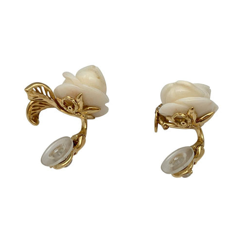 Boucles d'oreilles Boucles d'oreilles Dior, "Rose Dior Pré Catelan", or jaune, corail, diamants et saphirs roses. 58 Facettes 31282