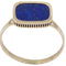 Bague Bague en or jaune, lapis lazuli 58 Facettes 063561