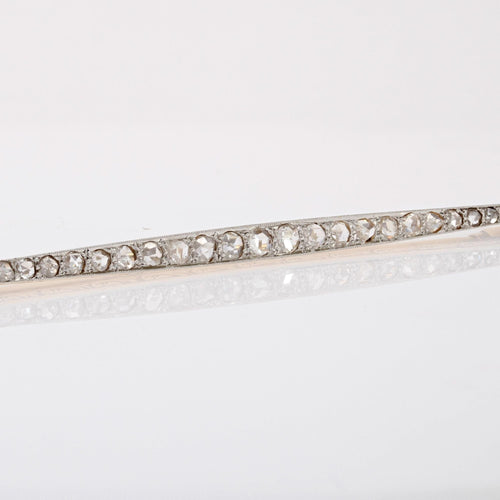Broche Broche ancienne barrette diamants 58 Facettes 19-453