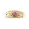 Bague Bague bandeau avec rubis et diamants 58 Facettes 22744