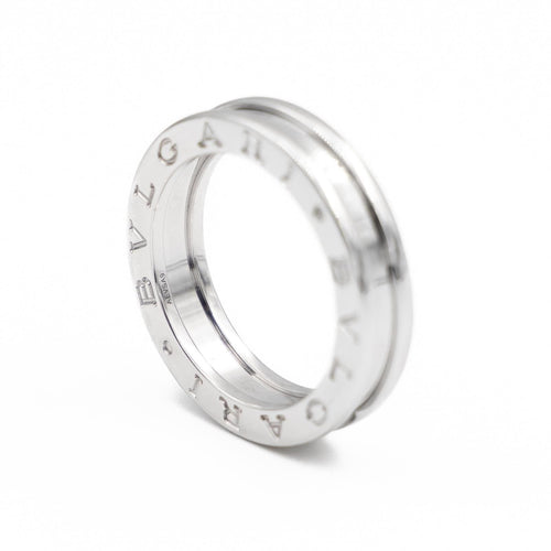 Bague 54 Bulgari Bague B.Zéro1 Or blanc 58 Facettes 1884033CN