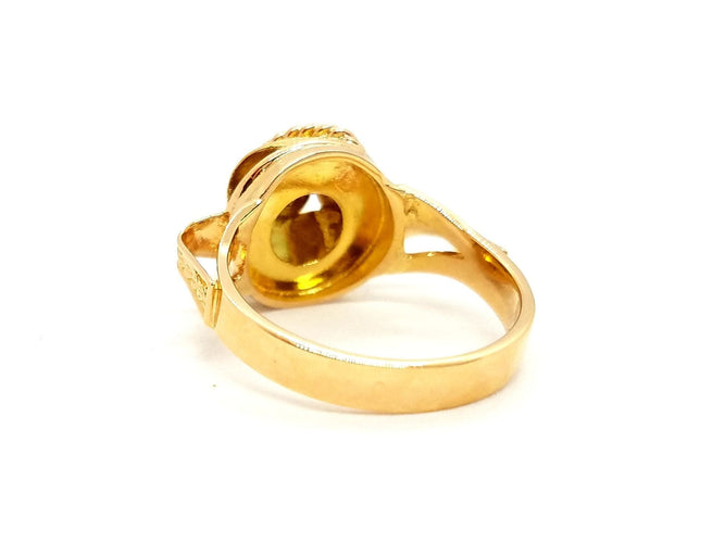 Bague 58 Bague Art déco Or rose Perle 58 Facettes 718108CN