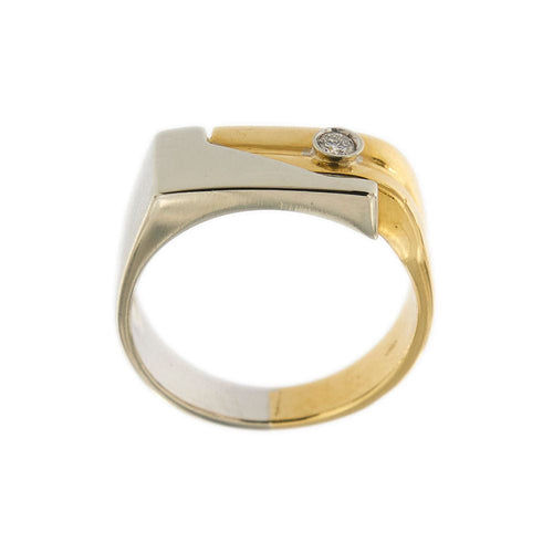 Bague Bague Chevalière diamant 58 Facettes 29646