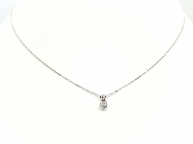 Collier Collier Chaîne + pendentif Or blanc Diamant 58 Facettes 579136RV