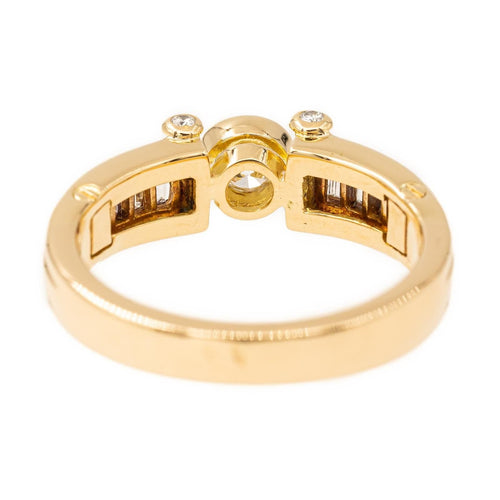 Bague 59 Bague Solitaire Or jaune Diamant 58 Facettes 2202000CN