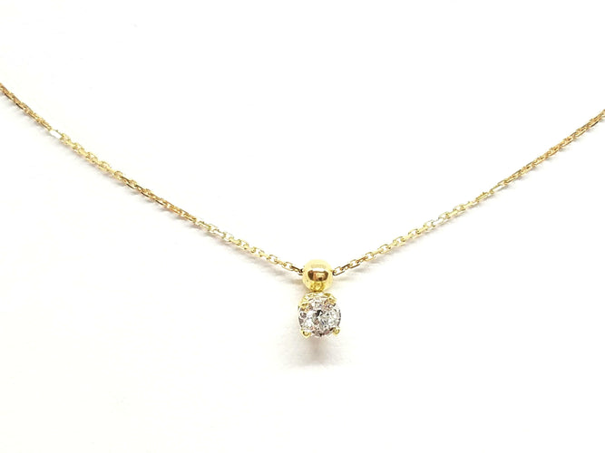 Collier Collier Chaîne + pendentif Or jaune Diamant 58 Facettes 579124RV