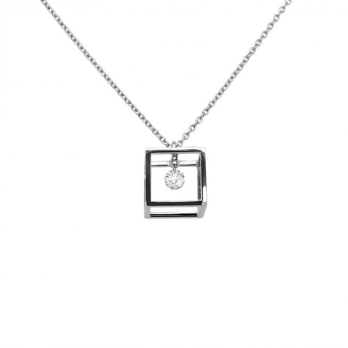 Pendentif Pendentif Barro or gris diamant 58 Facettes 33A00271