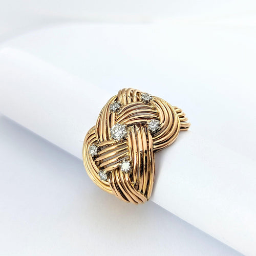 Bague Bague en or jaune et diamants 58 Facettes 20650