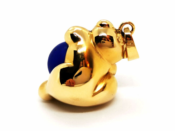 Pendentif Pendentif Animal Or jaune Lapis-Lazuli 58 Facettes 1637012CN