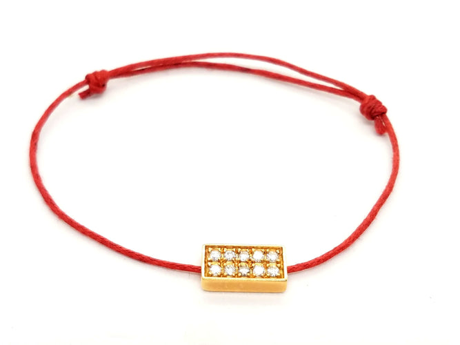 Bracelet Bracelet Cordon Or rose Diamant 58 Facettes 578828RV