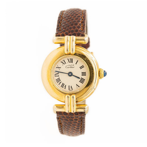 Montre Cartier Montre Vintage Vendôme Vermeil 58 Facettes 1692968CN
