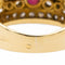 Bague 51 Bague Bandeau Or jaune Rubis 58 Facettes 2406400CN